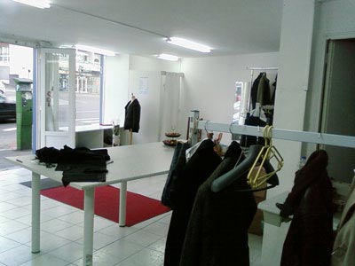 Intérieur de la boutique